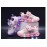 Disney LED Casual Sneakers For Spring Girls Frozen Elsa Princess Print Pu Leather Shoes Children Lighted Non-slip Pink Purple