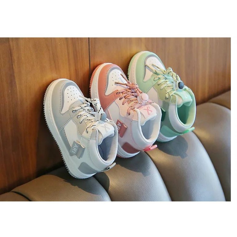 Kids Sports Shoes For Boys Casual Sneakers Spring Autumn New High Top Non Slip Girls Board Shoes Children Soft Soled Baby Shoes