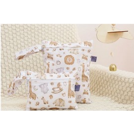 Elinfant 2pcs Set Cute Menstrual Storage Bag 18*25cm&18X14cm Waterproof Diaper Bag