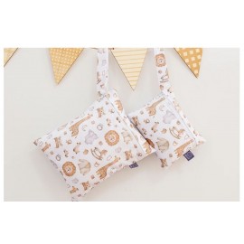 Elinfant 2pcs Set Cute Menstrual Storage Bag 18*25cm&18X14cm Waterproof Diaper Bag